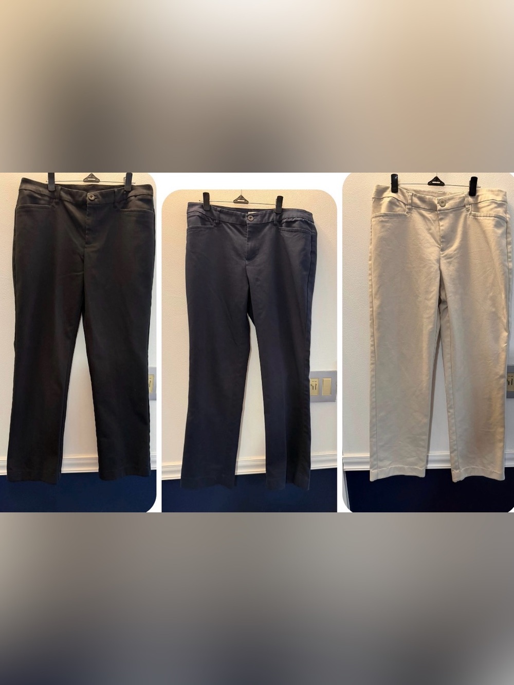 3 Pairs Christopher & Banks Trousers - Size 8